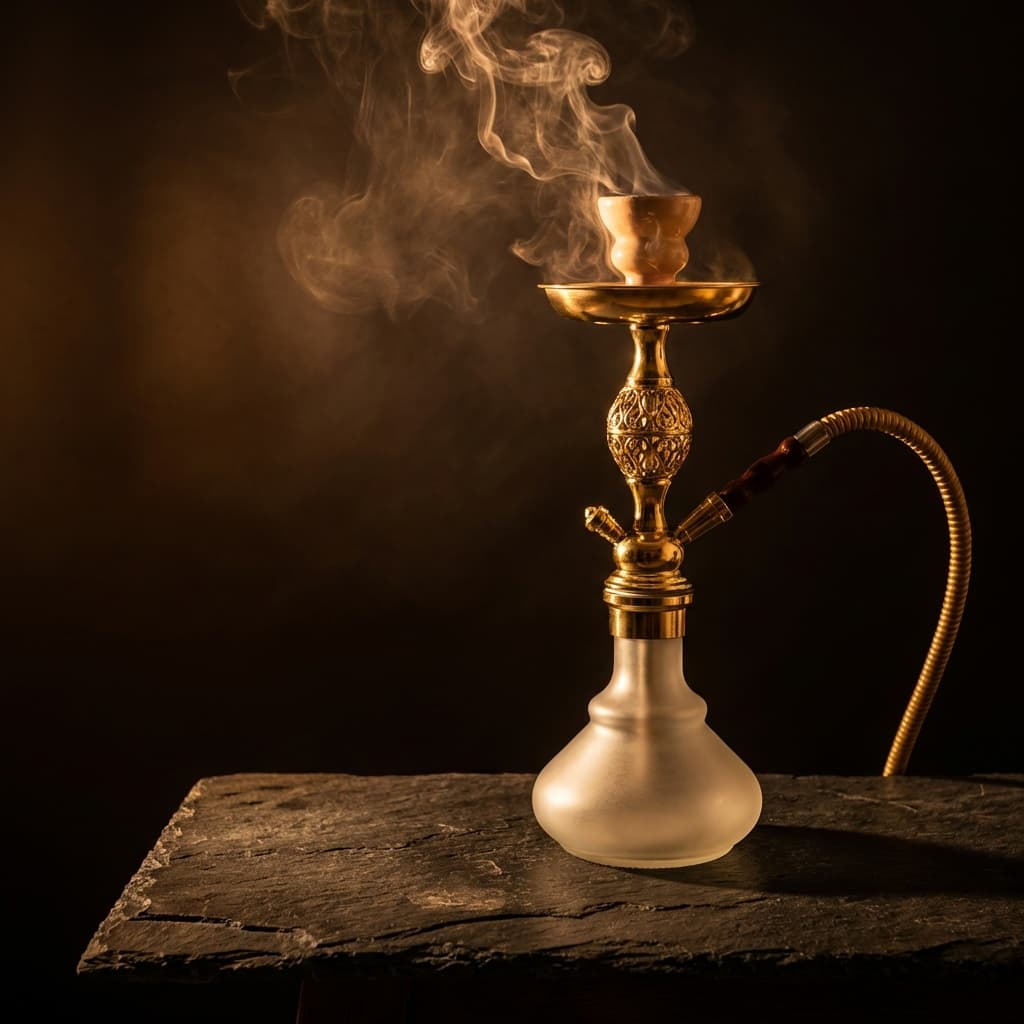 Golden Shisha Pipe